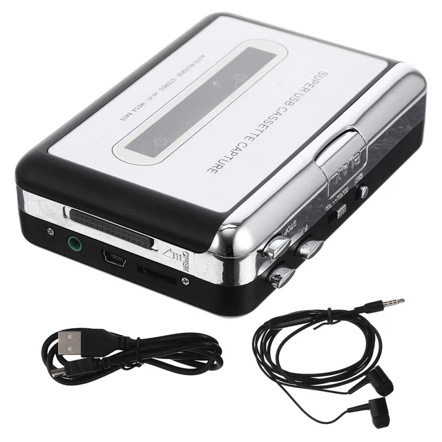 Docooler Convertitore Da Cassetta A MP3 218PT | Lettore Portatile Con Inversione Automatica E Auricolare | Alimentazione USB O Batterie
