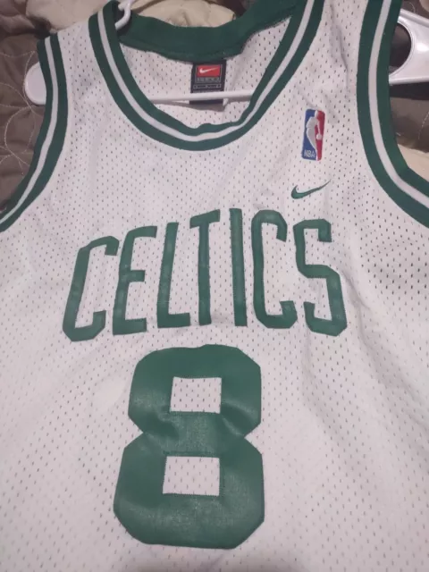Antoine Walker #8 Boston Celtics Nike Aeroswiet White Jersey Size Small (44)
