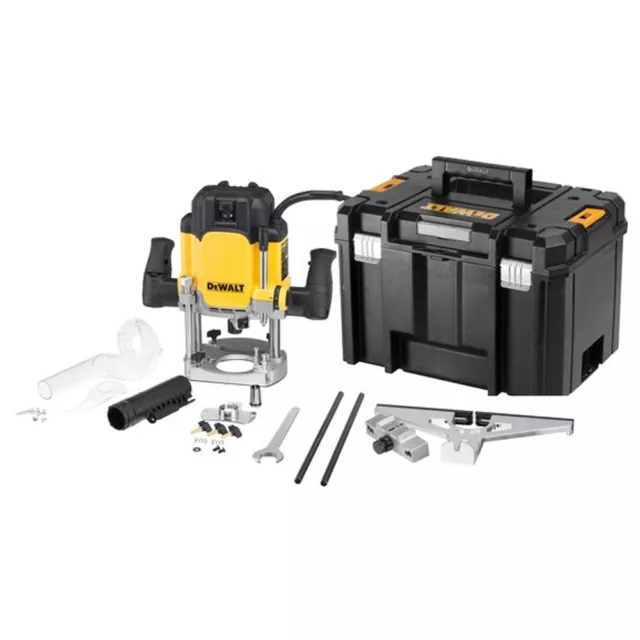 DeWalt DWE625KT 1/2in Plunge Router 2300W 240V with TSTAK Kitbox