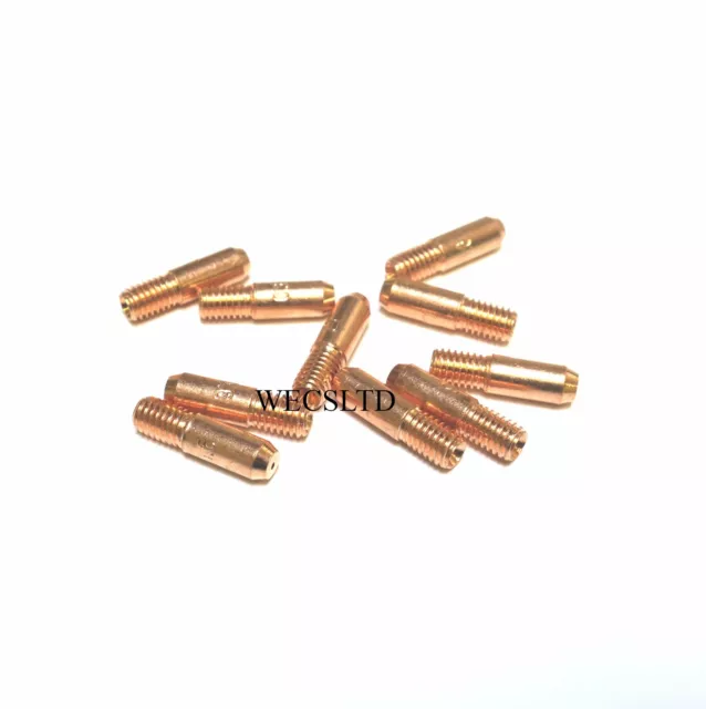 M5 (MB14) Mig Welding Contact Tips - (Pack of 10) 0.6mm, 0.8mm or 1.0mm