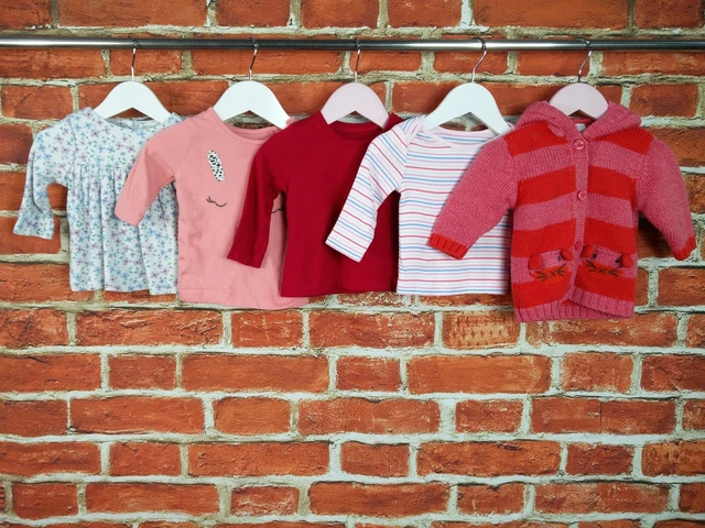 Baby Girl Bundle Age 3-6 Months M/Care M&S Next Dress Tee Cardigan Winter 68Cm