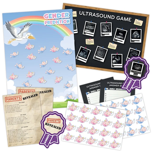 Gender Reveal Party Spiele - GESCHLECHTSVORHERSAGE | ELTERN ENTHÜLLT | ULTRASCHALL