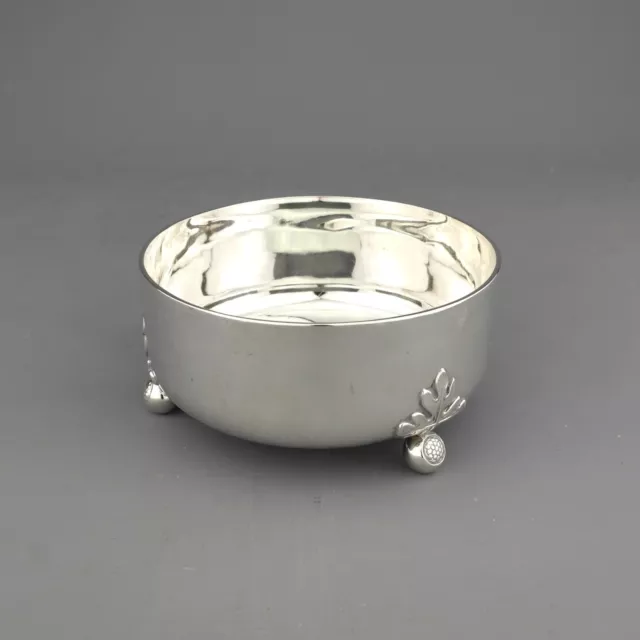 Antique Edwardian Solid Sterling Silver Bowl. William Comyns. London, 1907.