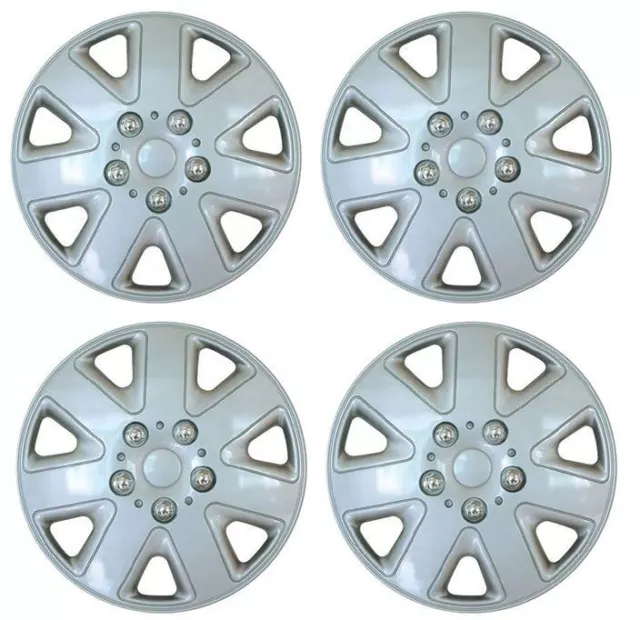 Set of 4 16" Silver Wheel Trims / Hub Caps fits Vauxhall Astra H Meriva B Zafira