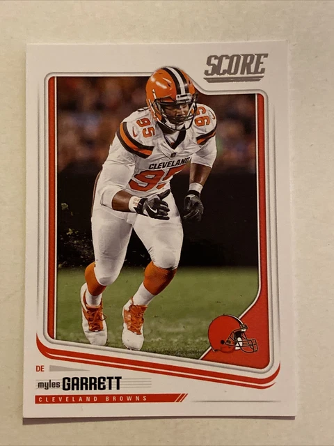 Carte Panini Playoff Captains 2022 #C-2 Myles Garrett Patch Insert Browns