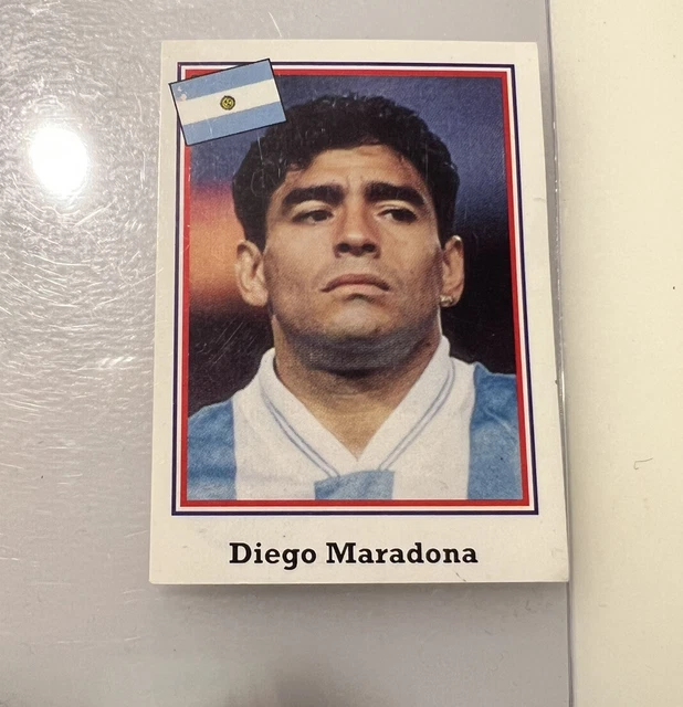 Rare Diego Maradona World Cup 1994 Soccer Sticker Legend