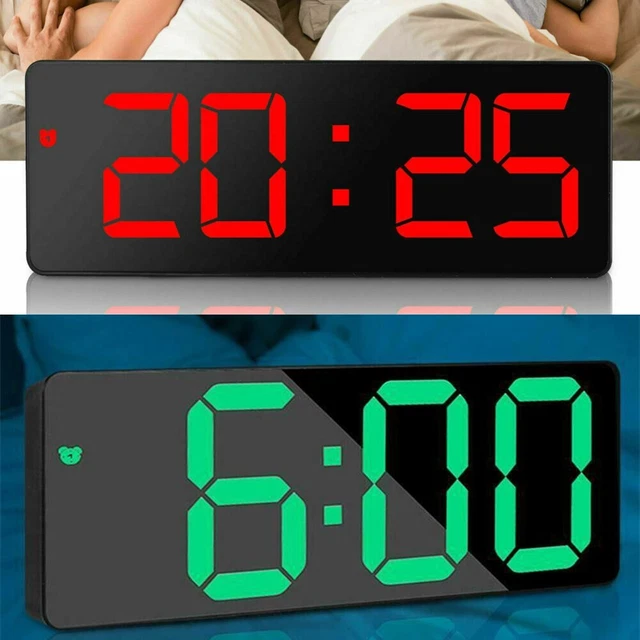 LED Numérique Alarm-Clock Radio Principal USB/Batterie Température Miroir Vente