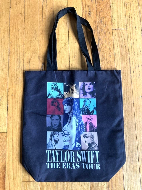 TAYLOR SWIFT THE Eras Tour Official Merchandise Black Tote Bag ...