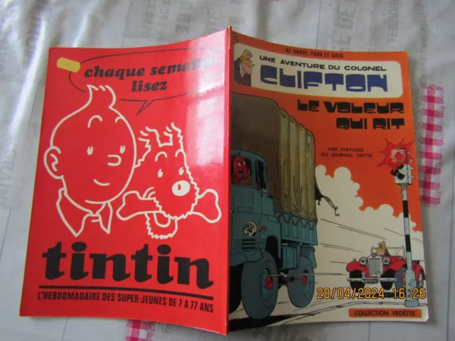 UNE AVENTURE DU COLONEL CLIFTON   n° 23 , BD  couverture souple , .EO a vérifier