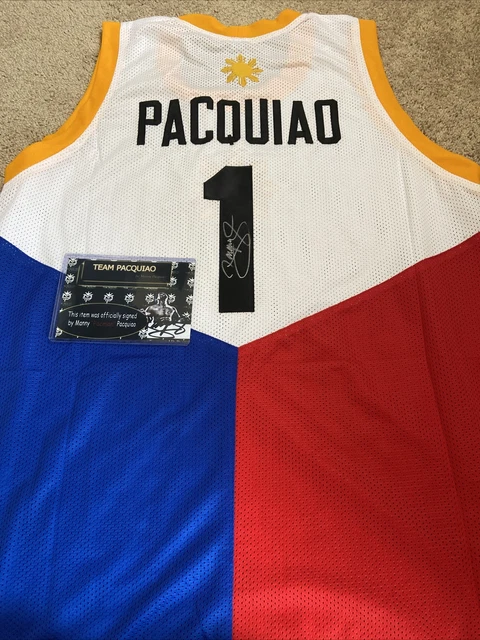 Manny Pacquiao Autographed Signed Boxing Shirt Team Pacquiao Coa Manny Pacquiao Autographed Signed Boxing Shirt Team Pacquiao Coa