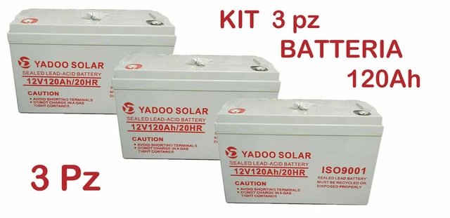 BATTERIA 200AH 12VOLT Per Kit Fotovoltaico Pannelli Energia Solare Camper BARCA EUR 174,99 - IT - Foto 8