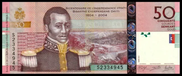 HAITI 50 GOURDES (P273a) 2004 UNC *** commemorative BANKNOTE
