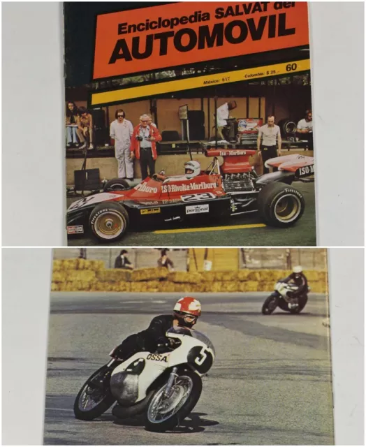 VTG 70s Enciclopedia Salvat del Automovil F-1 Formula 1 Motorcycle Racing Photos
