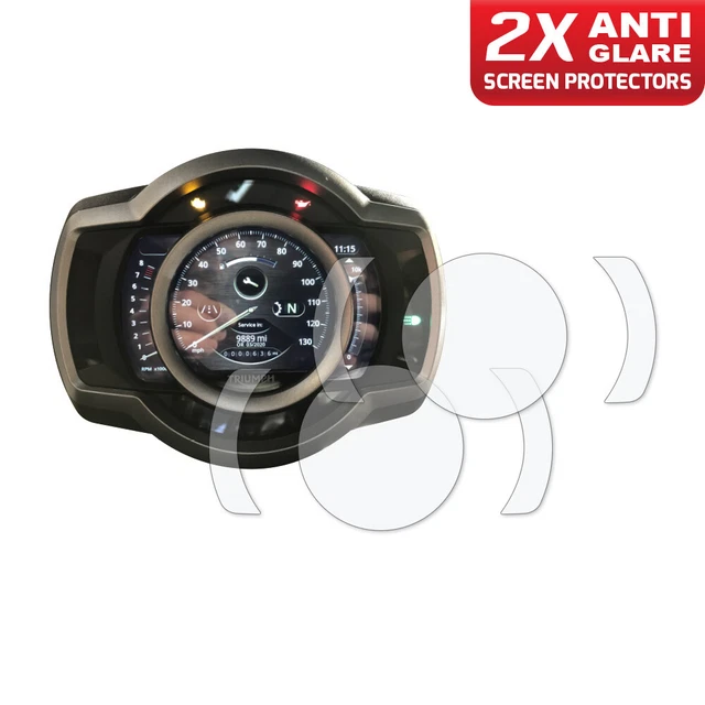 Pellicola Anti-Riflesso Per Cruscotto Triumph Tiger 800/1200 2018+ | 2 Pezzi | Protezione Graffi - Foto 7