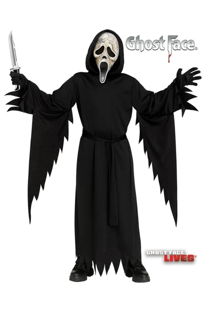 Fun World Child's Scream Costume - Halloween Ghostface Outfit For Kids - View #10