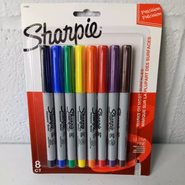  SHARPIE 37161PP Permanent Markers, Ultra Fine Point