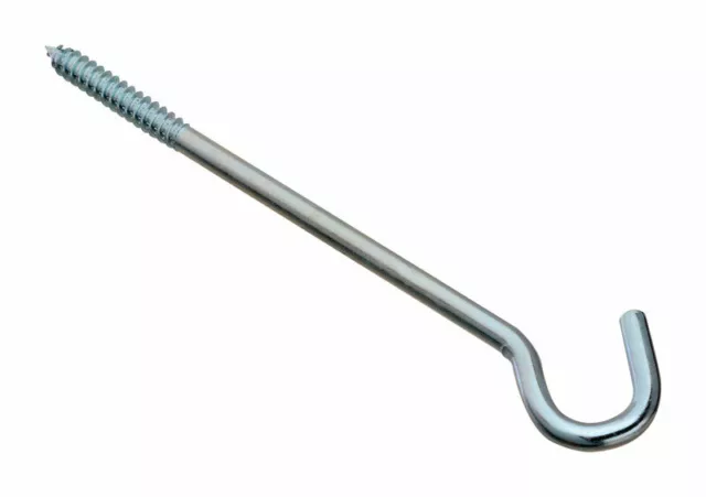 National Hardware  Zinc-Plated  Steel  10 in. L Large Screw Hook  150 lb. 1 pk
