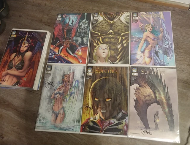 Astd 18 Aspen Comics includes convention exclusive & signed copies SOULFIRE MLT