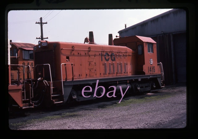 Orig Slide Illinois Central Gulf ICG #1415 SW14 1984