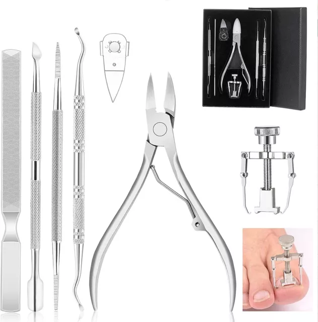 Wodasi Kit Tagliaunghie per Unghie Incarnite 7 pz, Strumento Pedicure Tagliaungh