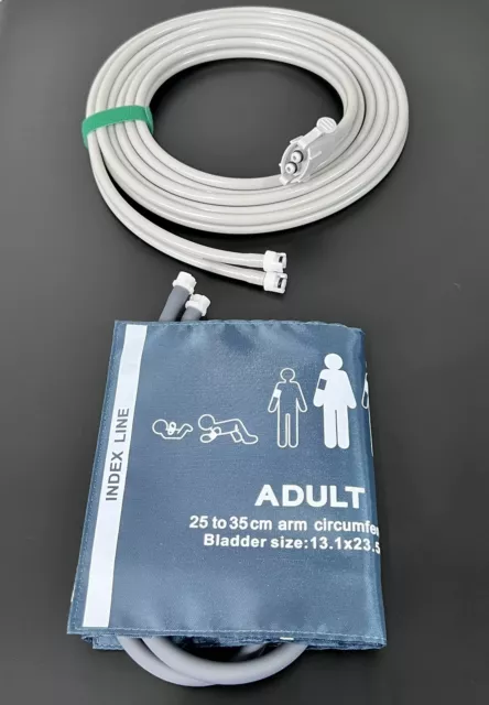 Welch Allyn 6000 Series NIBP Bundle Compatible- Air Hose & Cuff - Ships Same Day