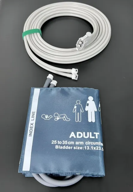 Welch Allyn LXI NIBP Bundle Compatible - Air Hose & Cuff - Same Day Shipping