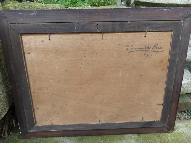 Riera  Diamantino Tableau Huile sur bois cadre Montparnasse  1948  59cmX46cm 7