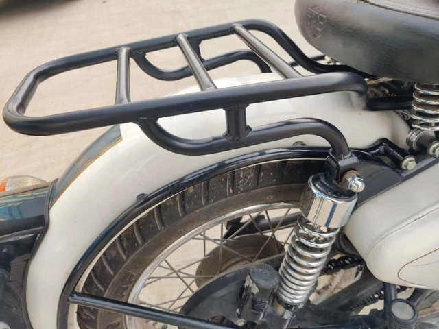 Porte-bagages Arrière Pour Royal Enfield Bullet Classic 350/500 - Acier Noir