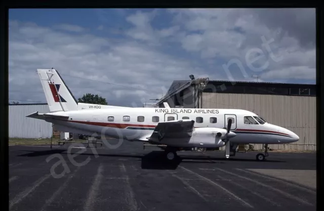 King Island Airlines Embraer EMB-110 VH-KGQ No Date Kodachrome Slide/Dia A11