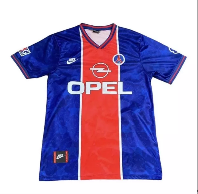 Psg 1995/96 Home Shirt - L - Nike Football Shirt