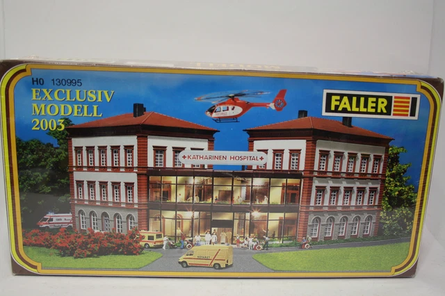 FALLER HO 187 BAUSATZ Exclusiv Modell 2003 13095 "Kath.Hosp." OVP