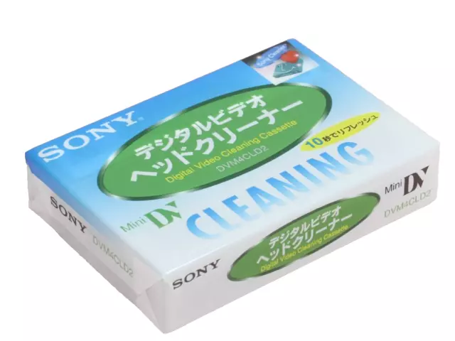 SONY Mini DV Head Cleaner DVM4CLD2 Cleaning Cassette JAPAN Import