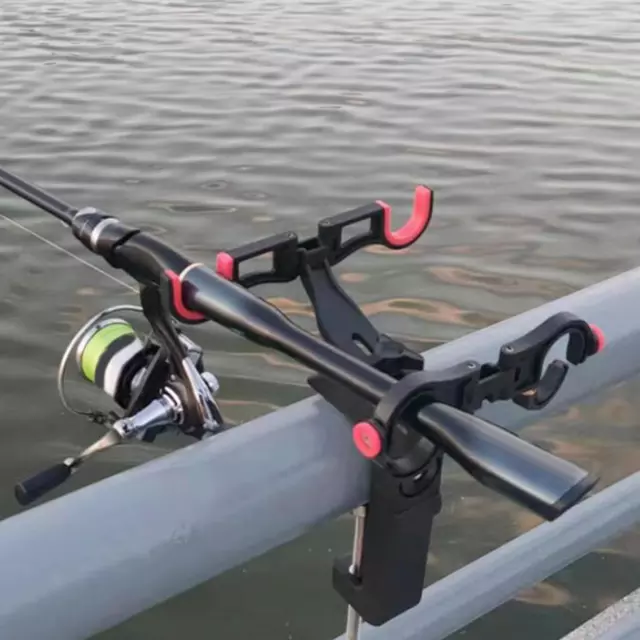 Support de canne à pêche pliable et réglable, pour bateau marin en plein air