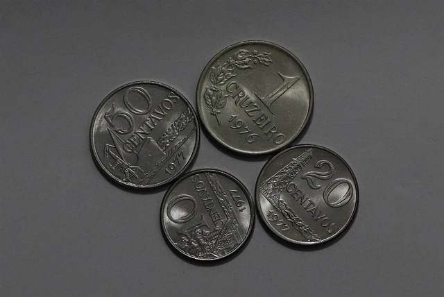 🧭 🇧🇷 Brazil 1970'S CURRENCY HIGH GRADE B58 #15 SS18.