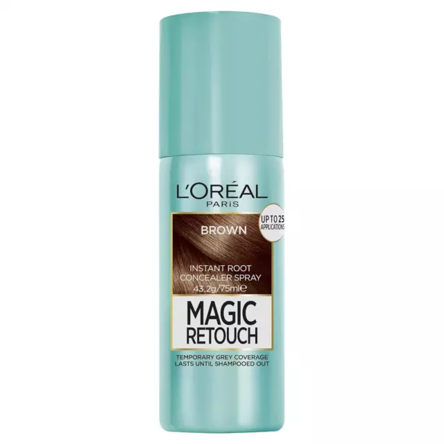 L'Oréal Paris, Root Spray, Covers Grey Roots, Magic Retouch, 75Ml, Brown
