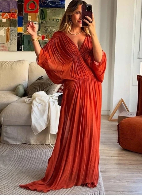 long dressing gown silk Vintage 1930s Dressing Gown Maroon Silk Robe Ladies Size M main image 0