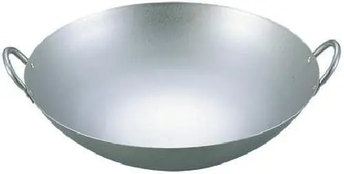 EBM Pure Titanium Ultralight Chinese Two-Handed Wok (thickness 1.2 mm) 45cm