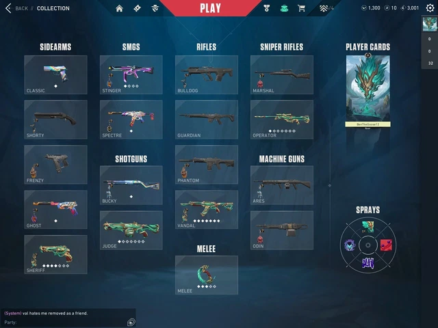 Compte Valorant Avec Skins - NEUF & Non Utilisé - PC - Vente De Compte Jeu