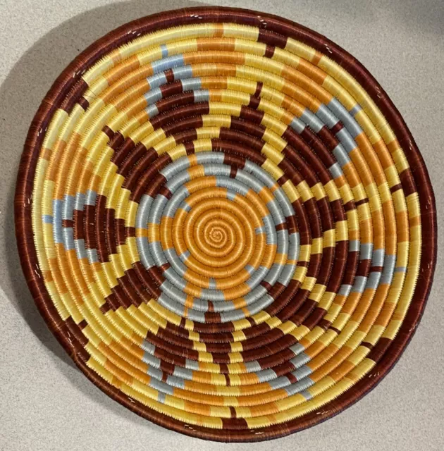 Handmade Rwanda Basket Fairwinds Trading New W/tags  Path to Peace    JB