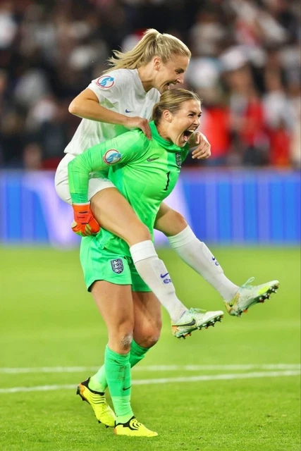 Poster Mary Earps Inghilterra leonesse portiere calcio donna A4