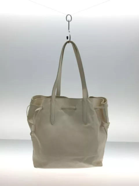 JIMMY CHOO TOTE bag leather White dirt thread handle cracked Used $190. ...