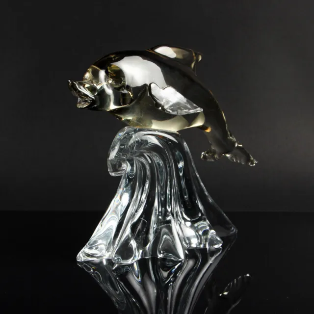 Escultura Delfin Delfín Welle Firmado A. Barbini Murano Prov. Smlg. Pauly #9