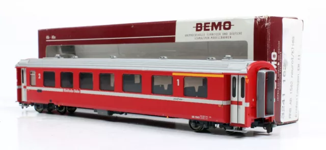 H0m Bemo 3241 162 Personenwagen EW II AB1562 1./2. Klasse RhB Epoche IV, OVP