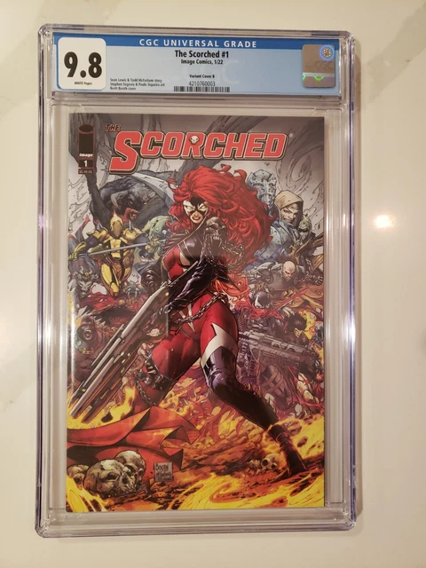 The Scorched 1 variant B Booth and McFarlane CGC 9.8 Image Comics 2022