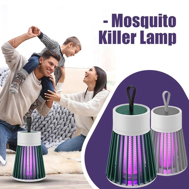 4 Lampade Antizanzare Elettriche UV: 100% Fisiche, Silenziose, Per Interni/Esterni, Presa A Muro, 20mq Di Copertura
