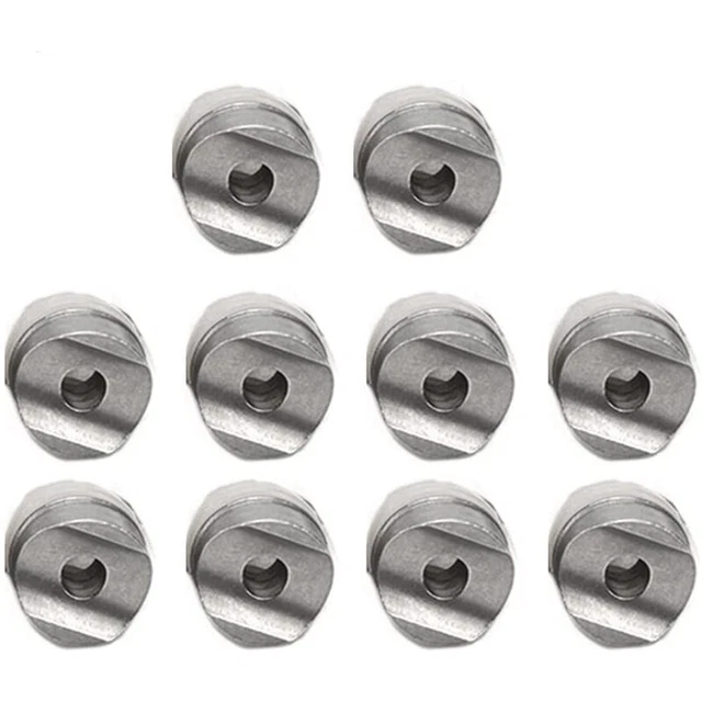 Legrand 067941 Copricerchio Per Uscita Cavo - Colore Grafite, Confezione Da 10 Pezzi
