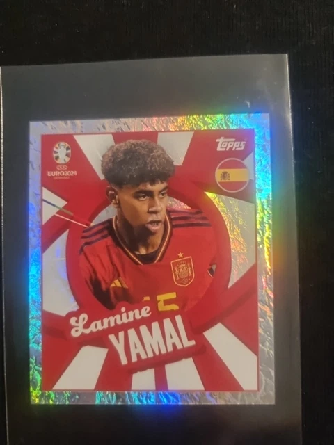Topps EURO 2024 EM Sticker – #19 Yamal Lamine – Spain – Used