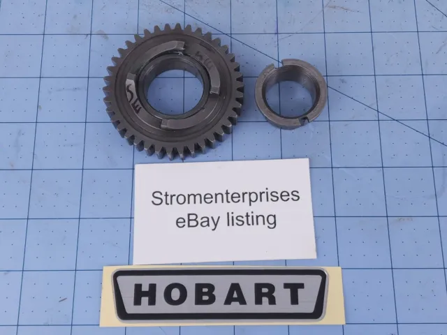 Hobart D300 70095 38 Tooth LOWER CLUTCH GEAR & 70031 Bushing Used in VGC