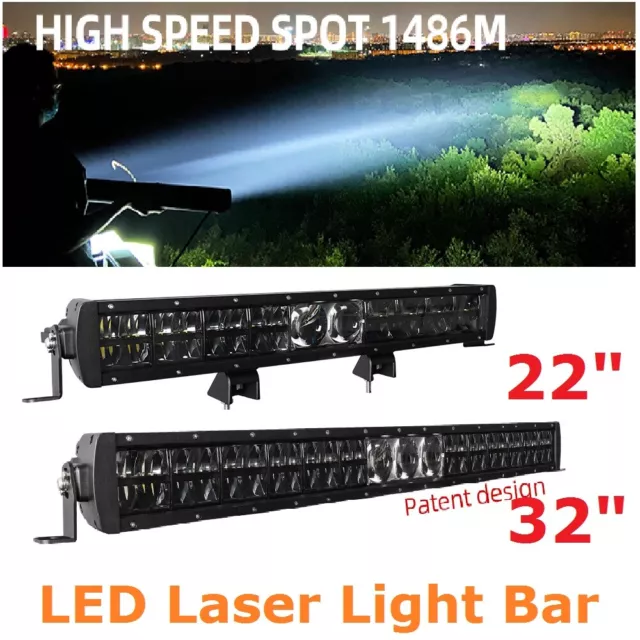 22inch 32inch Dual Row Offroad laser led light bar Combo Driving lamp for Truck