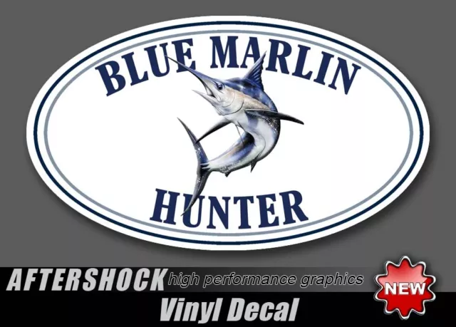 BLUE MARLIN FISHING Sticker Fish Hunter Decal $3.99 - PicClick